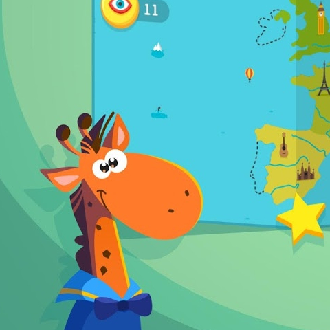 National Giraffic : l'appli enfants pour réviser sa géographie