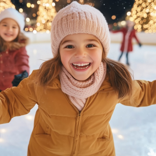 Patinoire pour Noël à Qwartz