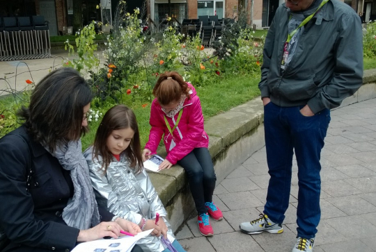 Chasse aux oeufs de Pâques à Toulouse - famille