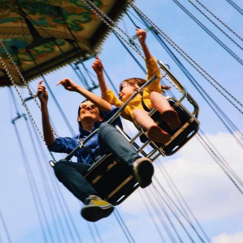 Jardin d'acclimatation : les chaises volantes