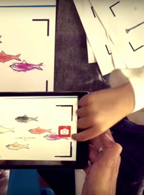 Cahier de dessin animé