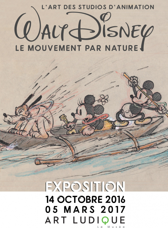 Expo L'art des studios d'animation Walt Disney - Le mouvement par nature © Walt Disney Studios