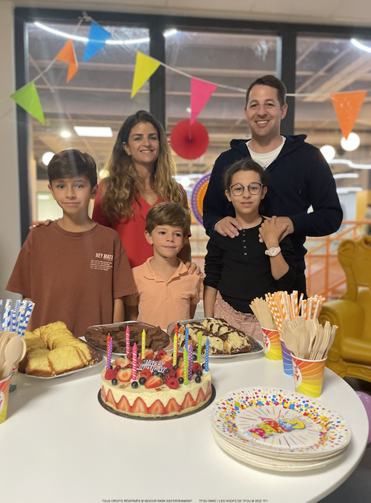 Gâteau d'anniversaire au TFOU Parc