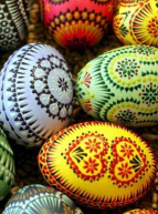 Les œufs de Pâques décorés