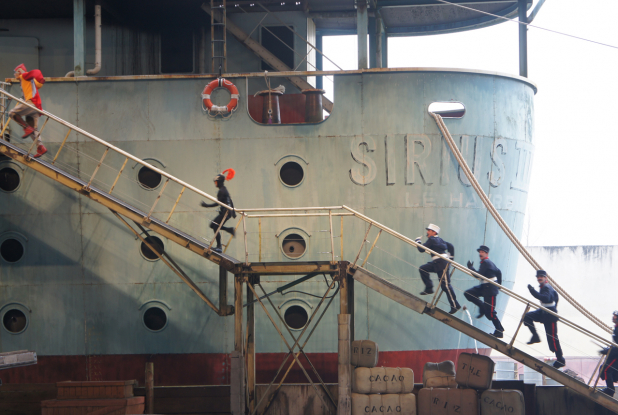 Course-poursuite entre gendarmes et voleurs