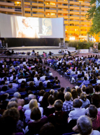 Cinéma en plein air à Lyon