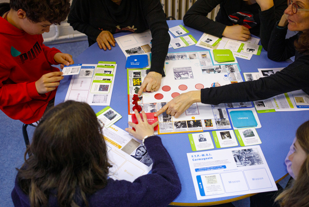 Visite avec jeu de plateau au CHRD