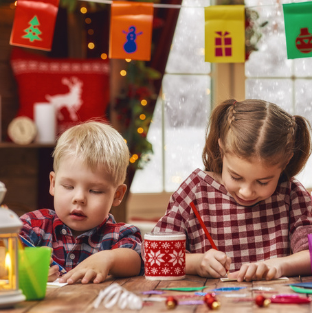 Cartes de voeux à faire avec les enfants
