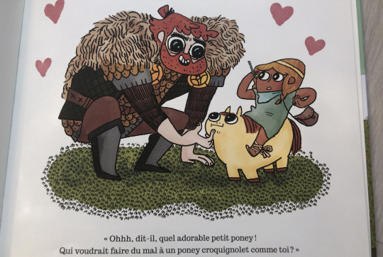La princesse et le poney