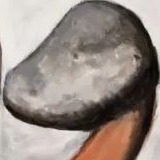 Picasso et la préhistoire - femme lançant une pierre