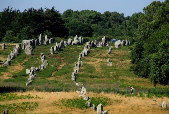 Les menhirs de Carnac