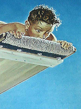 Allez, Ollie... A l'eau !