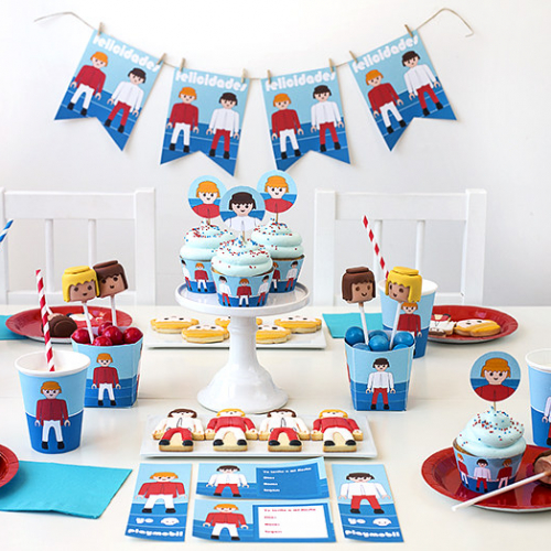 Organisez-lui un anniversaire sur le thème Playmobil