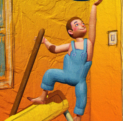 Péniche l'Antipode - Nom d'un petit bonhomme