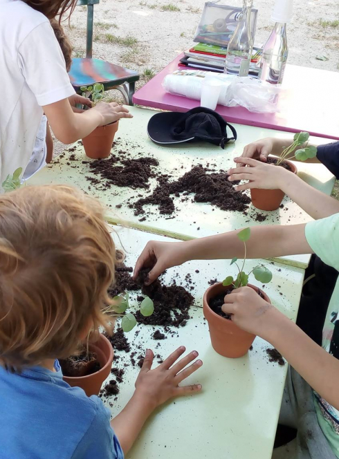 Atelier jardinage pour les minots