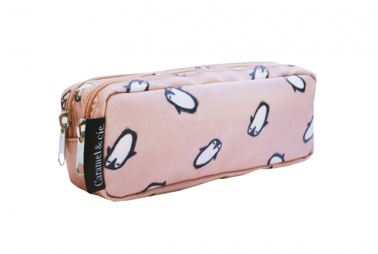 Fournitures scolaires : faites-leur plaisir pour la rentrée 2019/2020 - Trousse pingouin Caramel & Cie