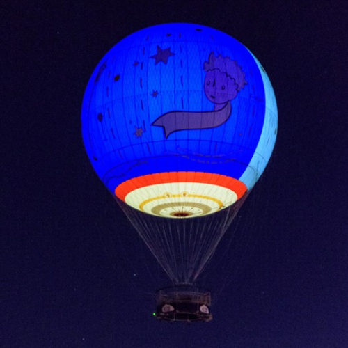 Éclipse de lune au Parc du Petit Prince