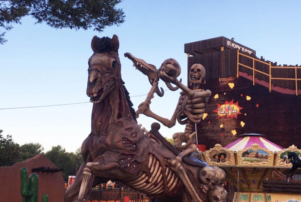 Halloween au parc d'attraction OK Corral