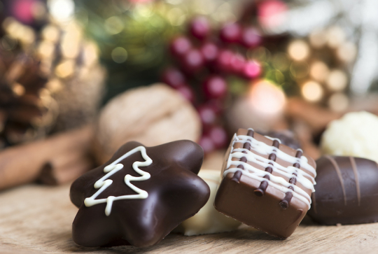 Préparez des chocolats avec vos enfants pour Noël - Chocolats fourrés