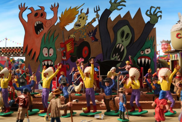 Les Grandes vacances de Cowboy et Indien - Train fantôme