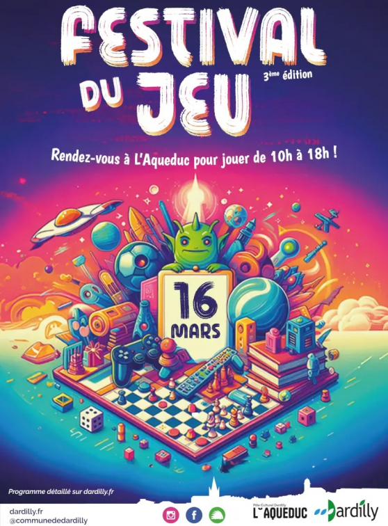 Festival du Jeu de Dardilly Affiche 2024