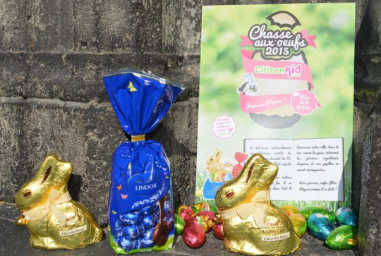 Chasse aux oeufs de Pâques 2015 avec Citizenkid à Clermont-Ferrand