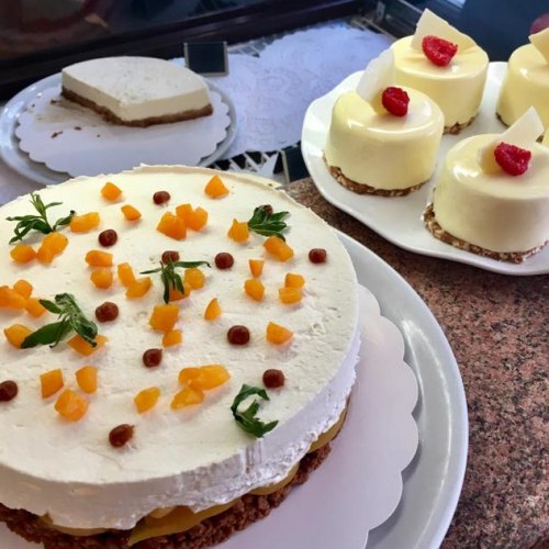 Le Salon d'Eugénie - Entremet chocolat blanc framboise