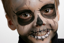 Maquillage Halloween avec Grim'tout