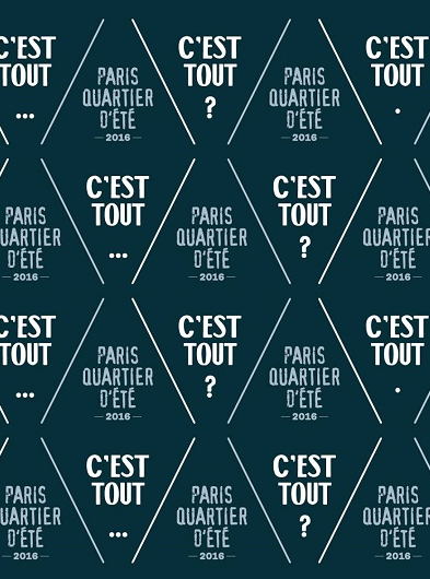 Paris Quartier d'Eté 2016