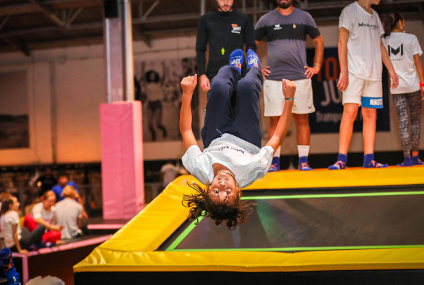 Trampoline Park : Bac à mousse