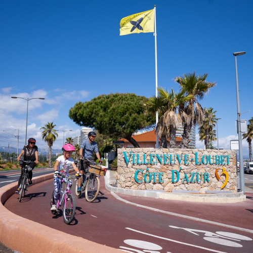 La Villeneuvoise : Balade à vélo en famille à Villeneuve Loubet