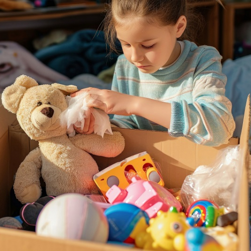 Brocante jouets-vêtements enfants - Le Cendre