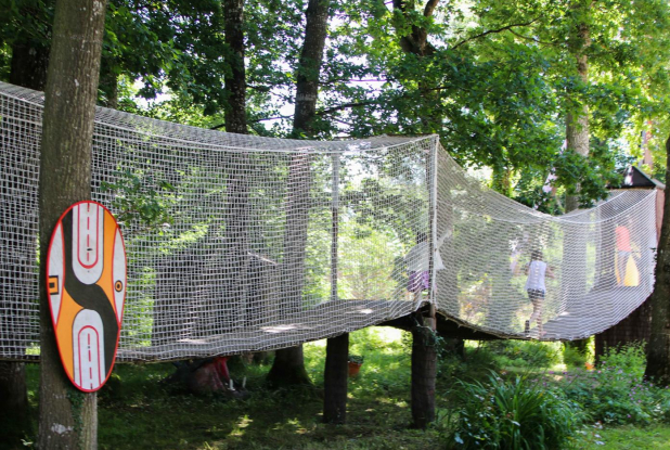 Cobac Parc : le pont de singe