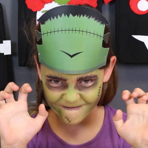 Halloween : maquillage du monstre de Frankenstein avec Grim'Tout