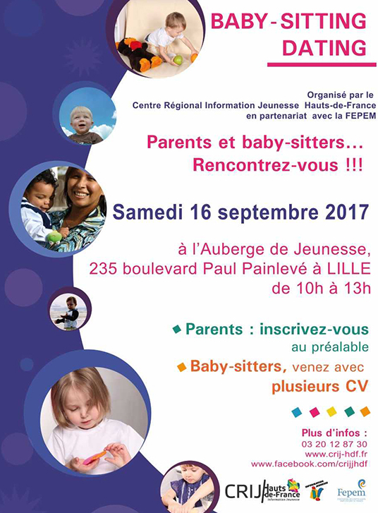 Baby-sitting dating à Lille 2017