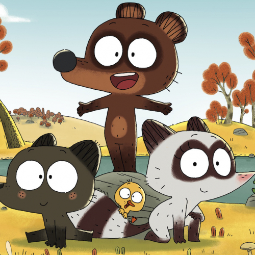 Pompon ours, petites balades et grandes aventures - Affiche