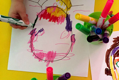 Faire un portrait pour la fête des pères