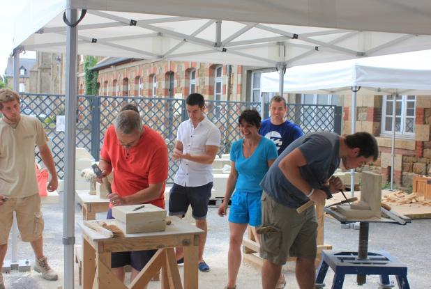 Ateliers vacances au Cathédraloscope - adulte taille de pierre