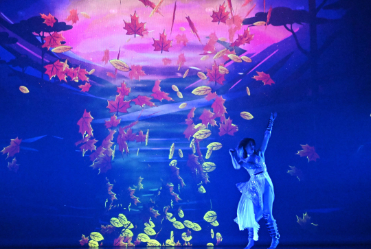 Mon Premier Cabaret : feuilles qui volent