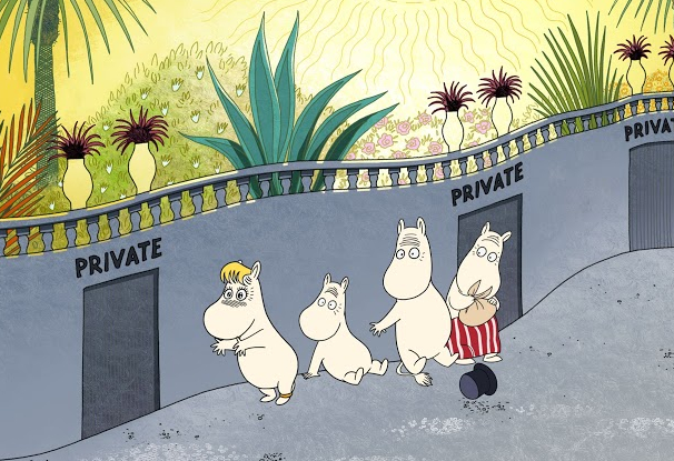 Moomins sur la riviera