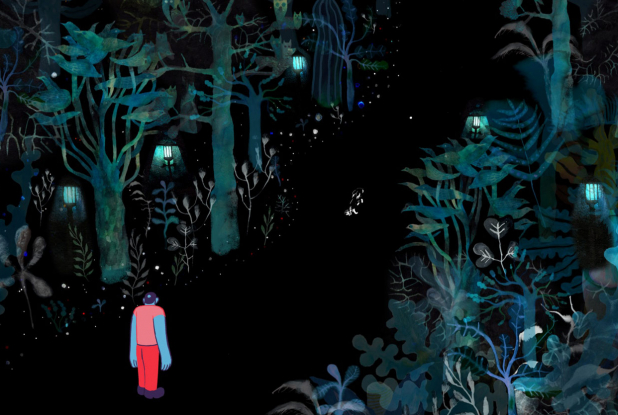 L'Extraordinaire Voyage de Marona - Forêt de nuit