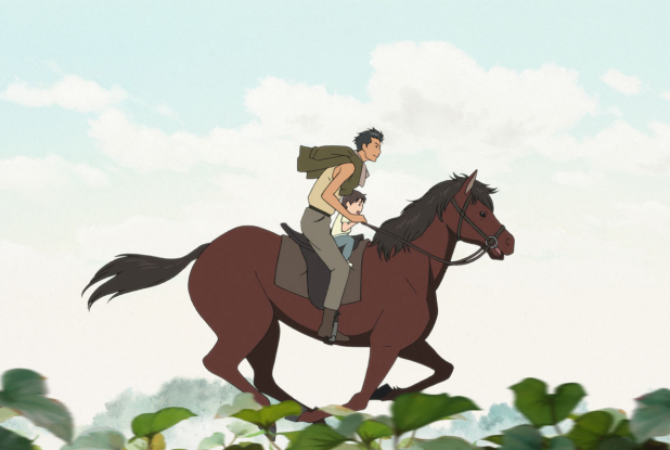 Miraï, ma petite sœur : cheval