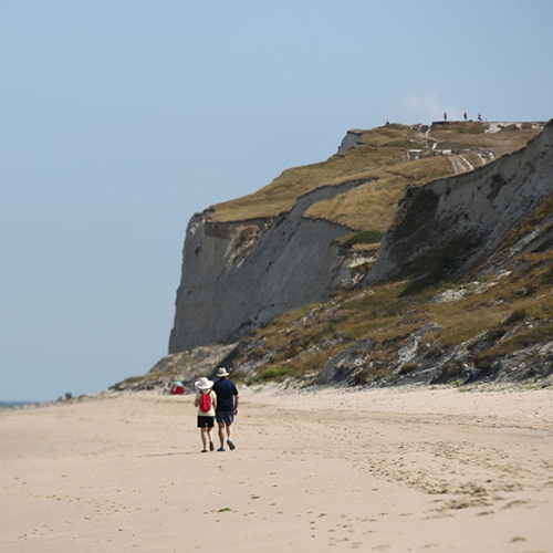 Plage de Wissant : paysage en bord de mer