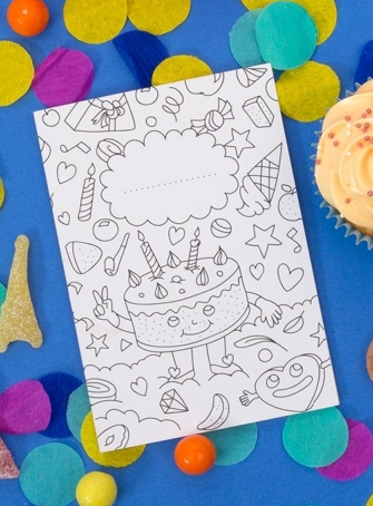 Invitation à colorier