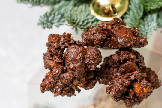 Préparez des chocolats avec vos enfants pour Noël - Rochers