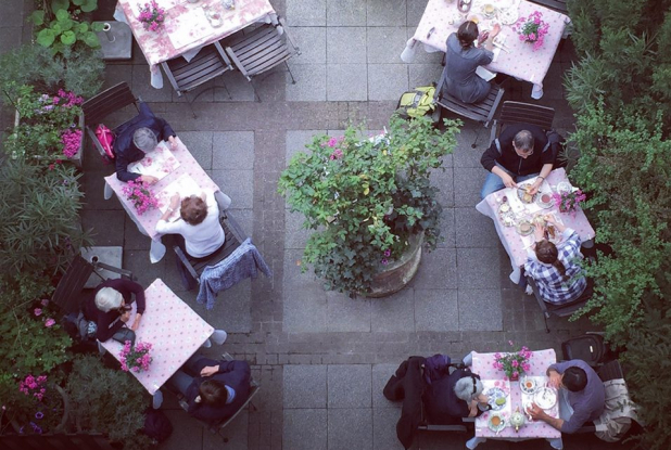 La terrasse Au Fond du Jardin