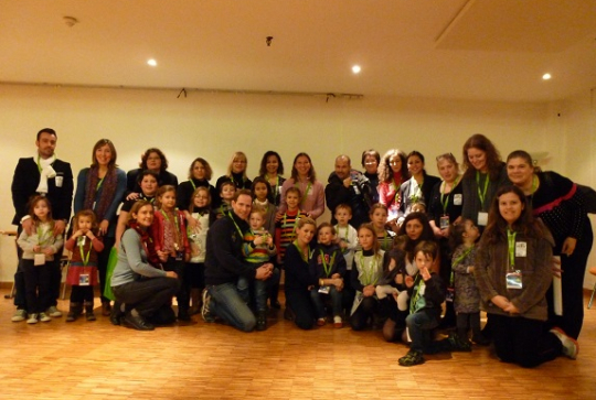 Chantal Goya, la Planète merveilleuse, la photo de groupe