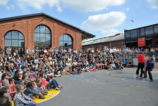 Spectacle à la Gare Saint Sauveur à Lille
