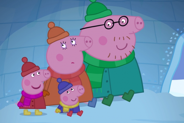 Le Noël de Peppa Pig : la famille