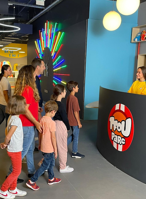 Accueil pour anniversaire au TFOU Parc